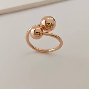انگشتر زنانه گوی آینه ای